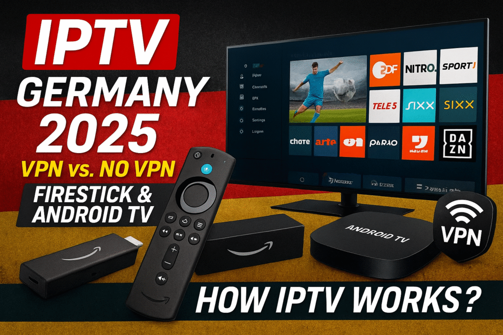 IPTV in Germany 2025: VPN vs. No VPN, Coaxial IPTV & Best Options for Firestick & Android TV